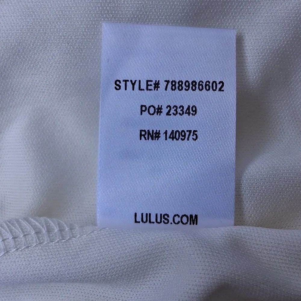 Lulu's White Lace Midi Skirt Size L - Picture 10 of 11